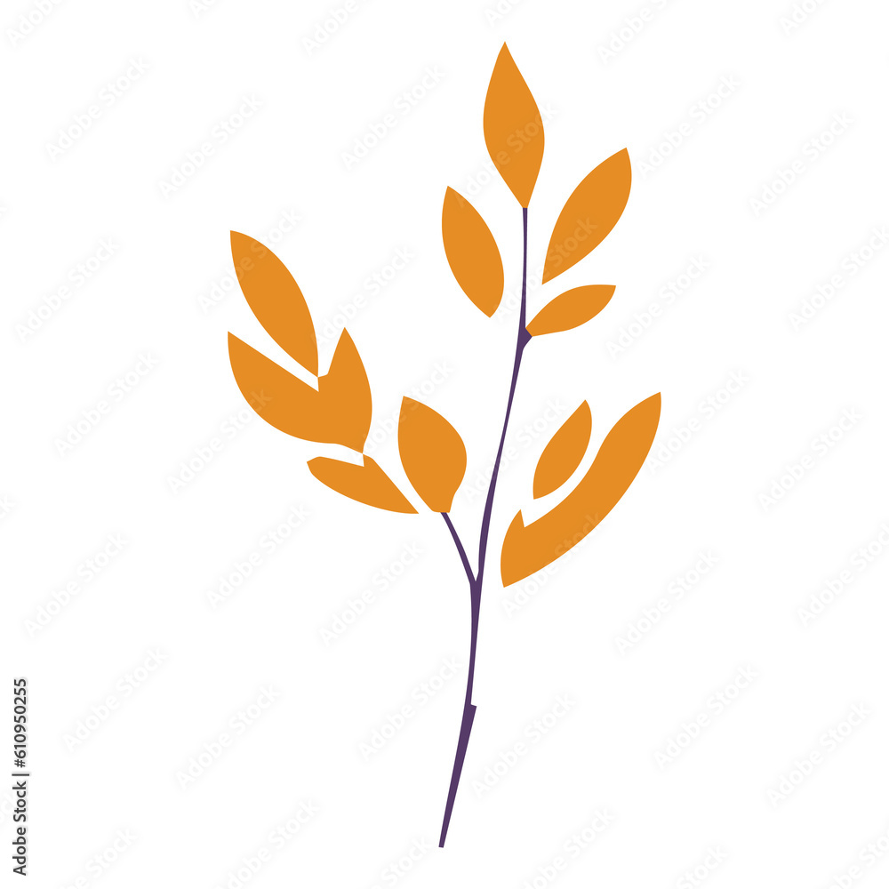 Leaf flat illustration