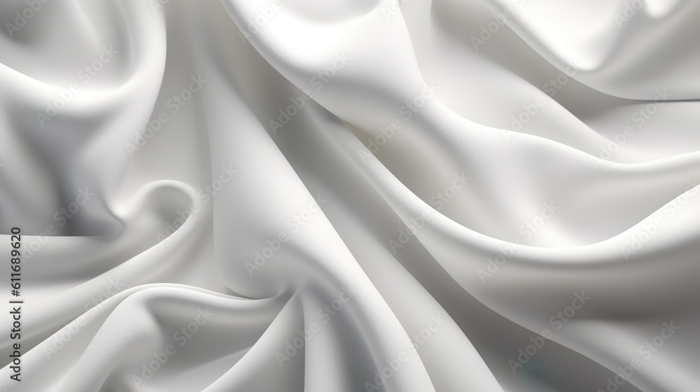 white satin fabric