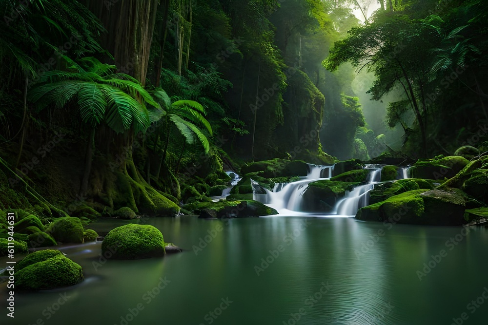 waterfall in the forest