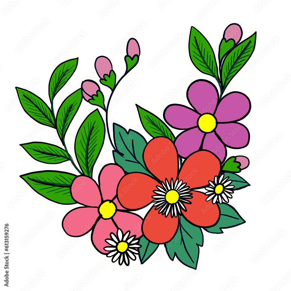 background with flowers