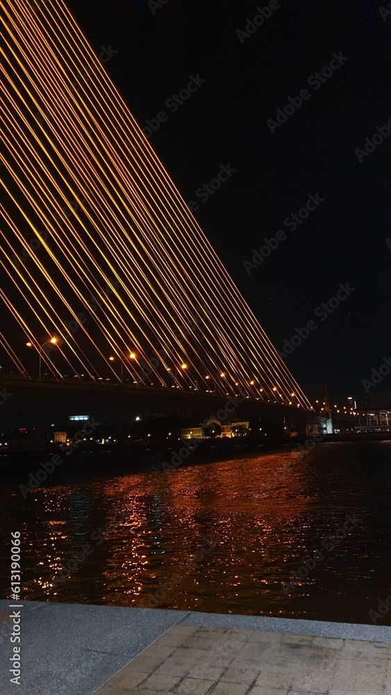 bridge at night