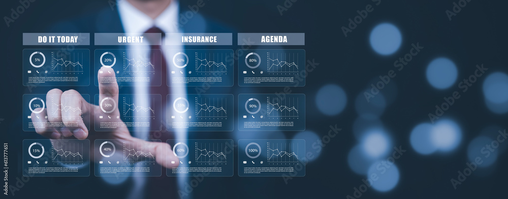 Working Data Analytics and Data Management Systems and Metrics connected to corporate strategy datab