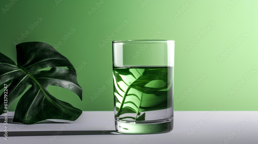 Chlorophyll water, a trendy health drink renowned for its potent detoxifying properties and potentia