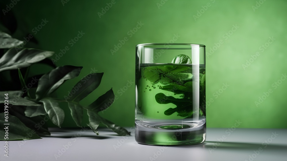 Chlorophyll water, a trendy health drink renowned for its potent detoxifying properties and potentia