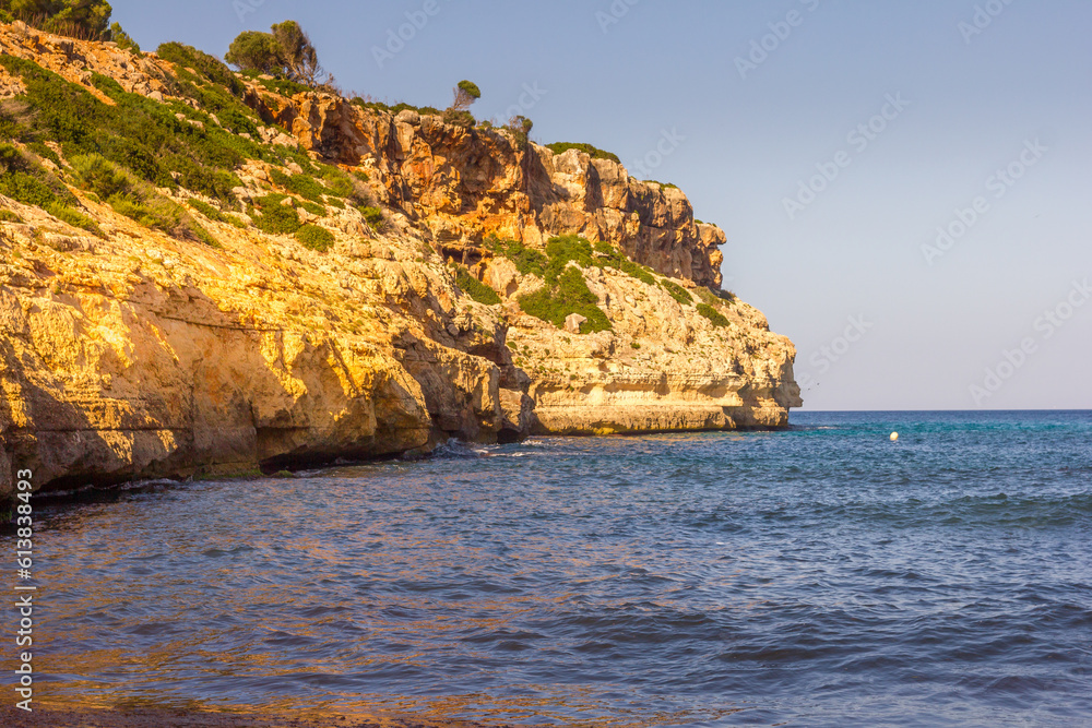 Landscape in beach in Mallorca, Spain