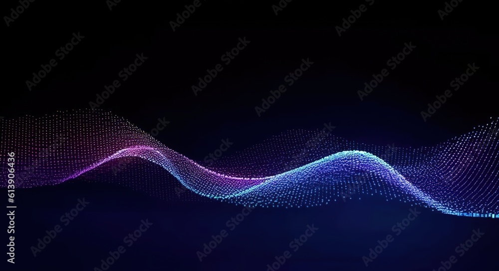 Abstract Technology Network Background