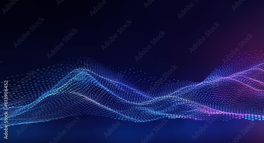 Abstract Technology Network Background