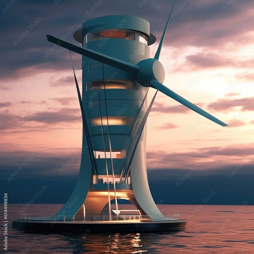 A vertical wind turbine that could revolutionize the offshore wind industry.