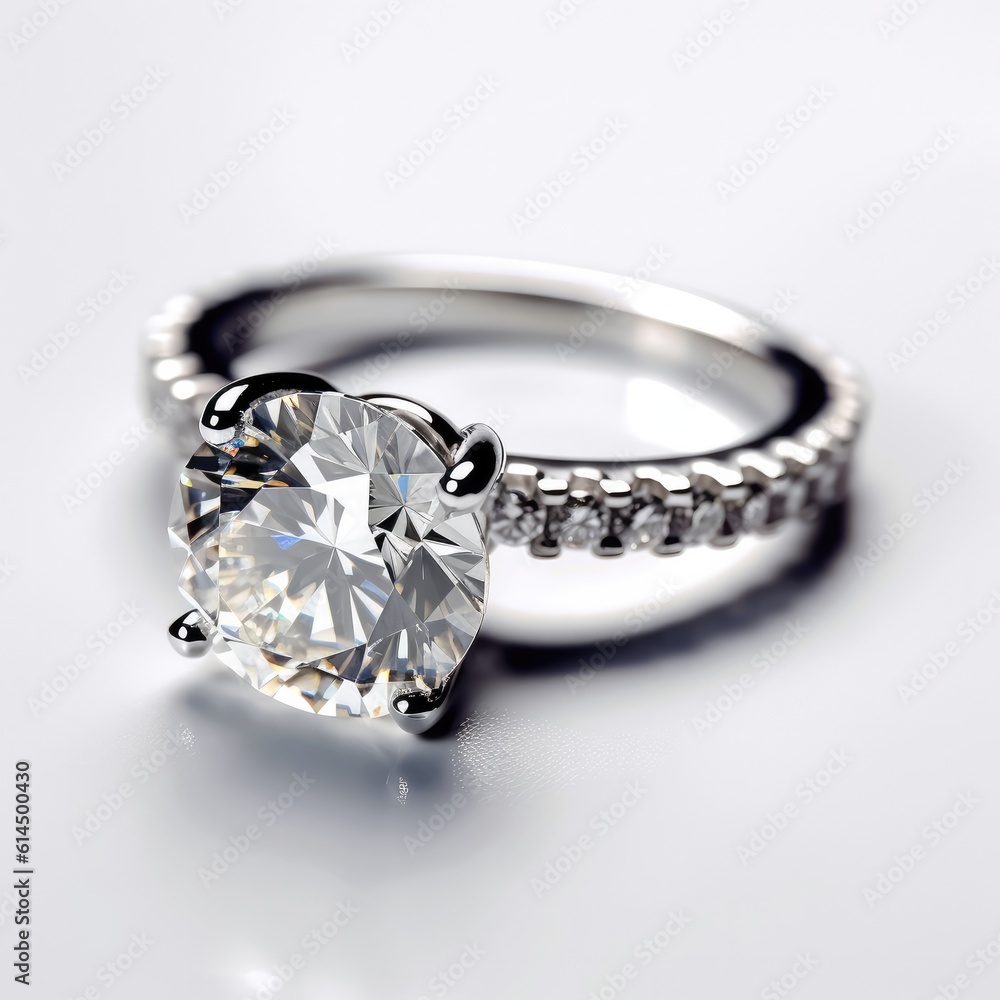 luxury diamond ring, Beautiful diamond engagement ring.