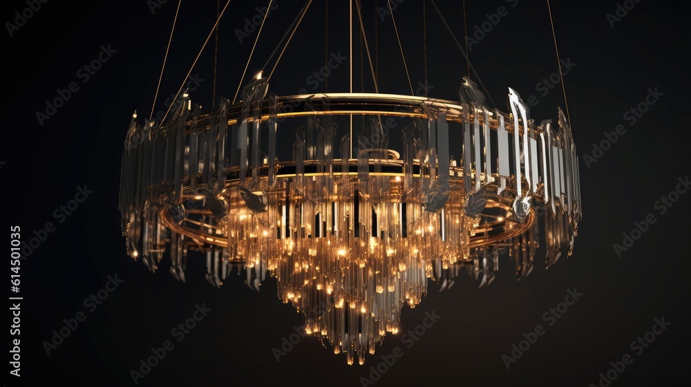 Modern luxury chandeliers, Close up of a beautiful crystal chandelier Beautiful chandelier. luxury e