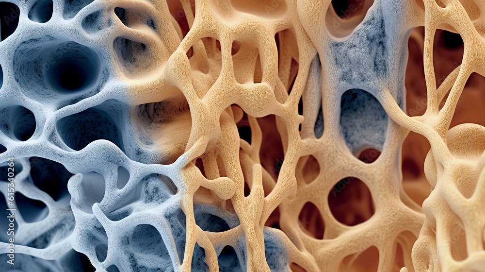 A macro close-up of biomaterials. Textures and intricate details. Derived from nature and used in va