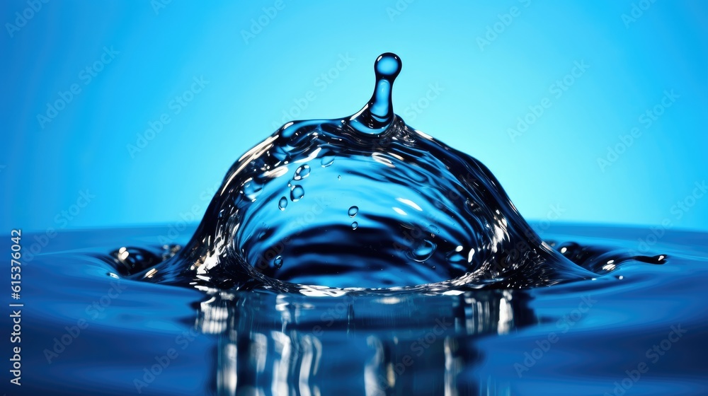 Water Drop Splash, Nature concept.