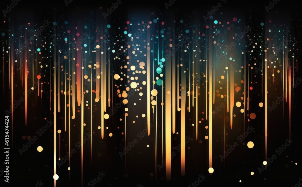 Shiny lights background. Dripping glitter texture