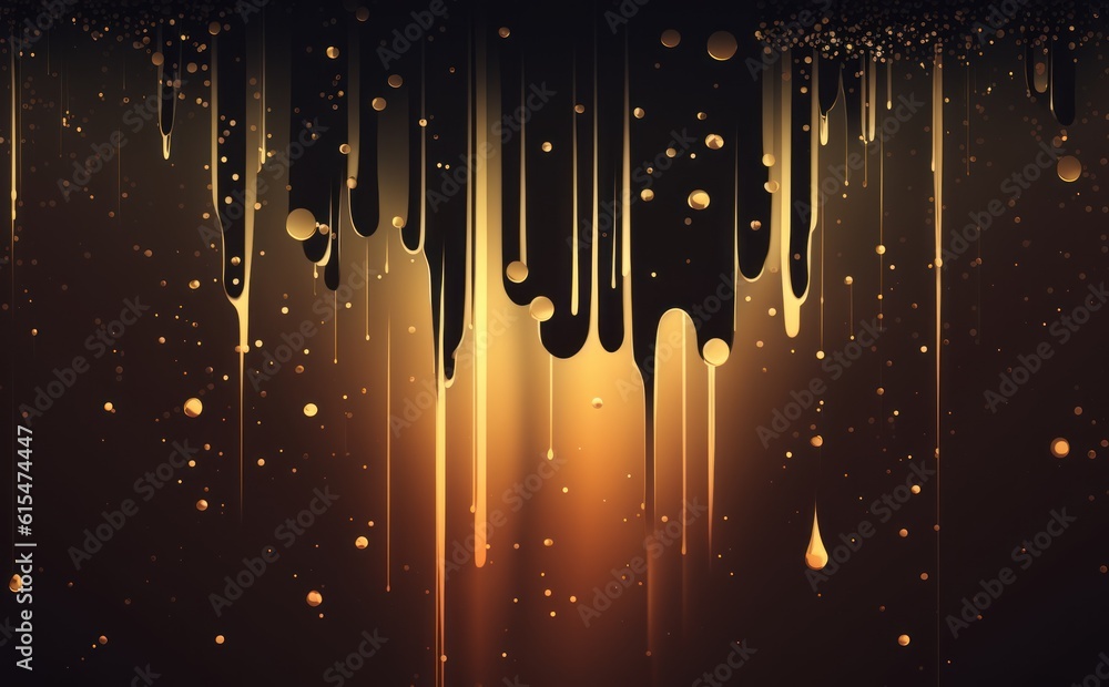 Shiny lights background. Dripping glitter texture