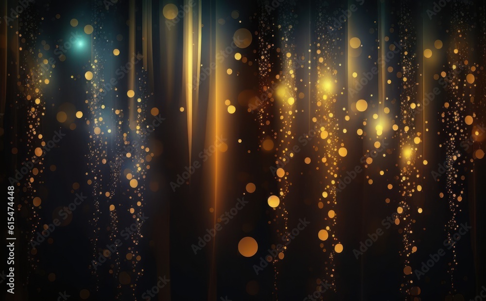 Shiny lights background. Dripping glitter texture