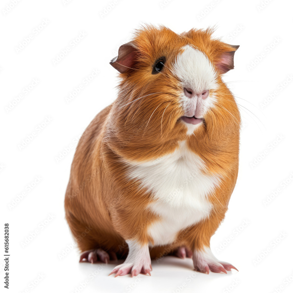 A Guinea Pig (Cavia porcellus) appearing to smile