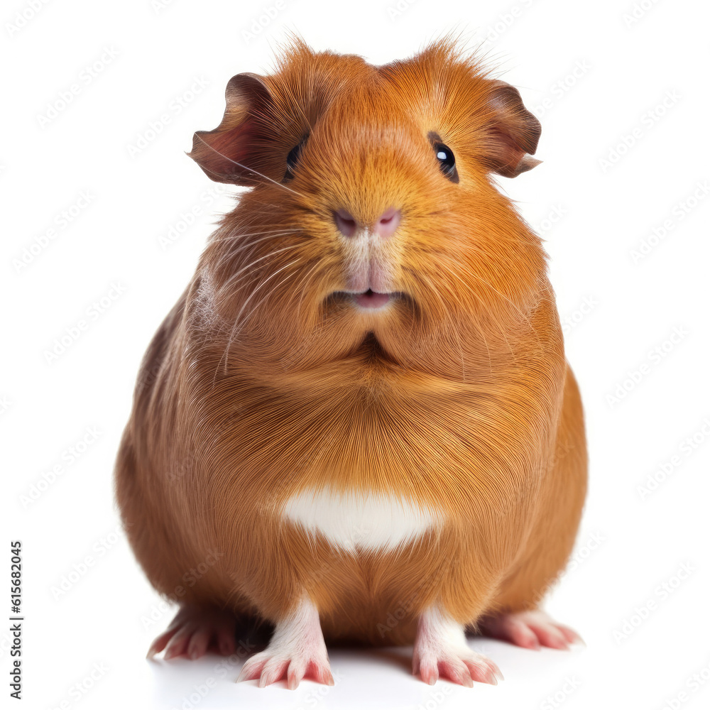 A Guinea Pig (Cavia porcellus) appearing to smile