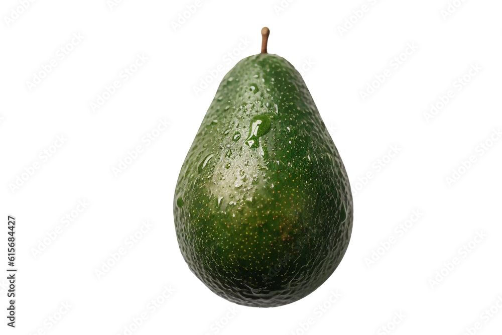 Avocado fruit represet freshness with spread water drops.Suatable image for natural prodcut related 