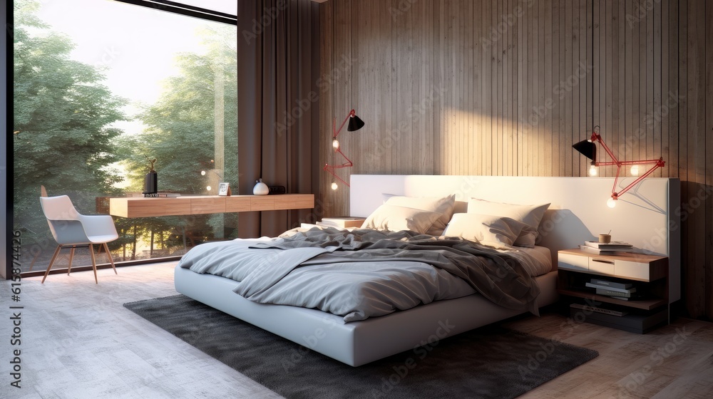 Bedroom, Modern and classic bedroom interior design, House decoration ideas.