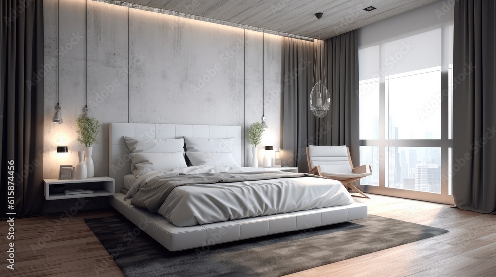 Bedroom, Modern and classic bedroom interior design, House decoration ideas.