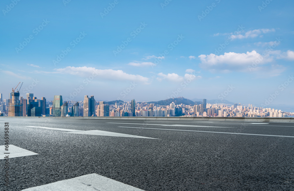 Aerial photography of modern urban architectural landscape in Zhuhai, China