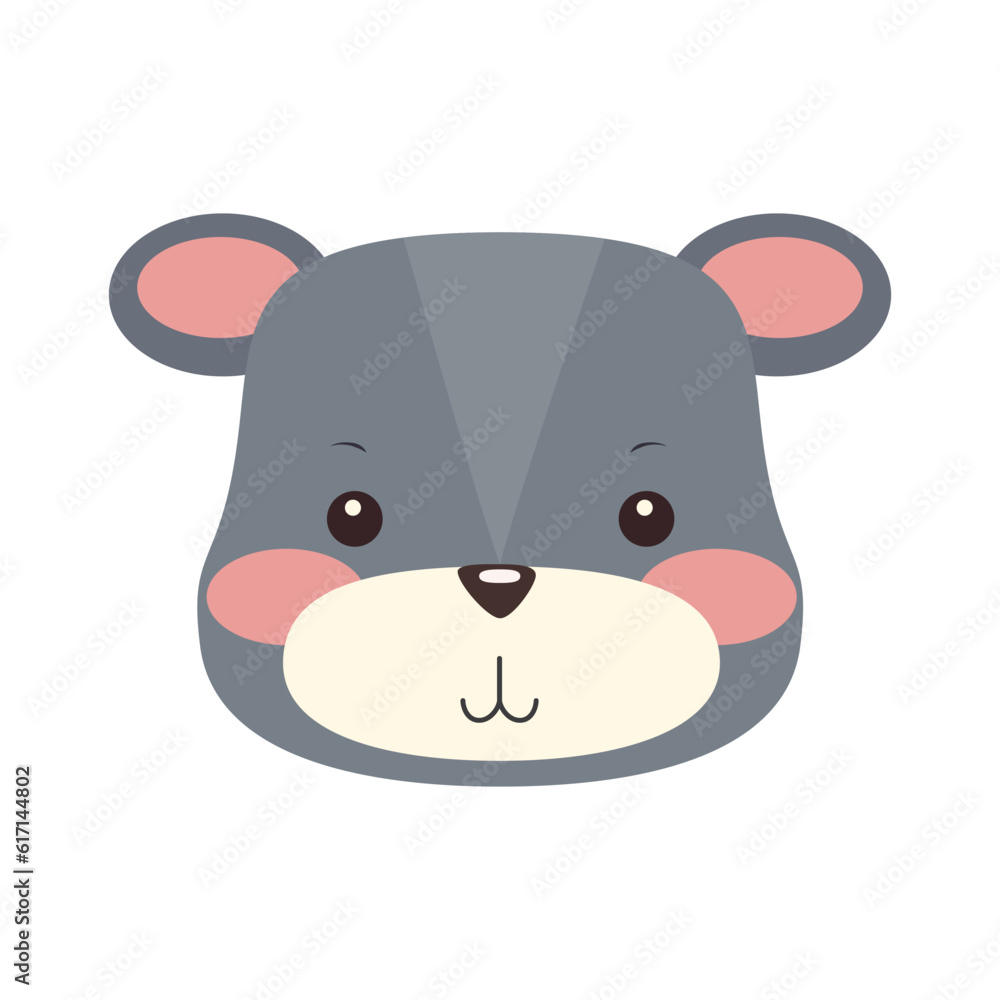 Cute Catroon Animal Vector Illustration