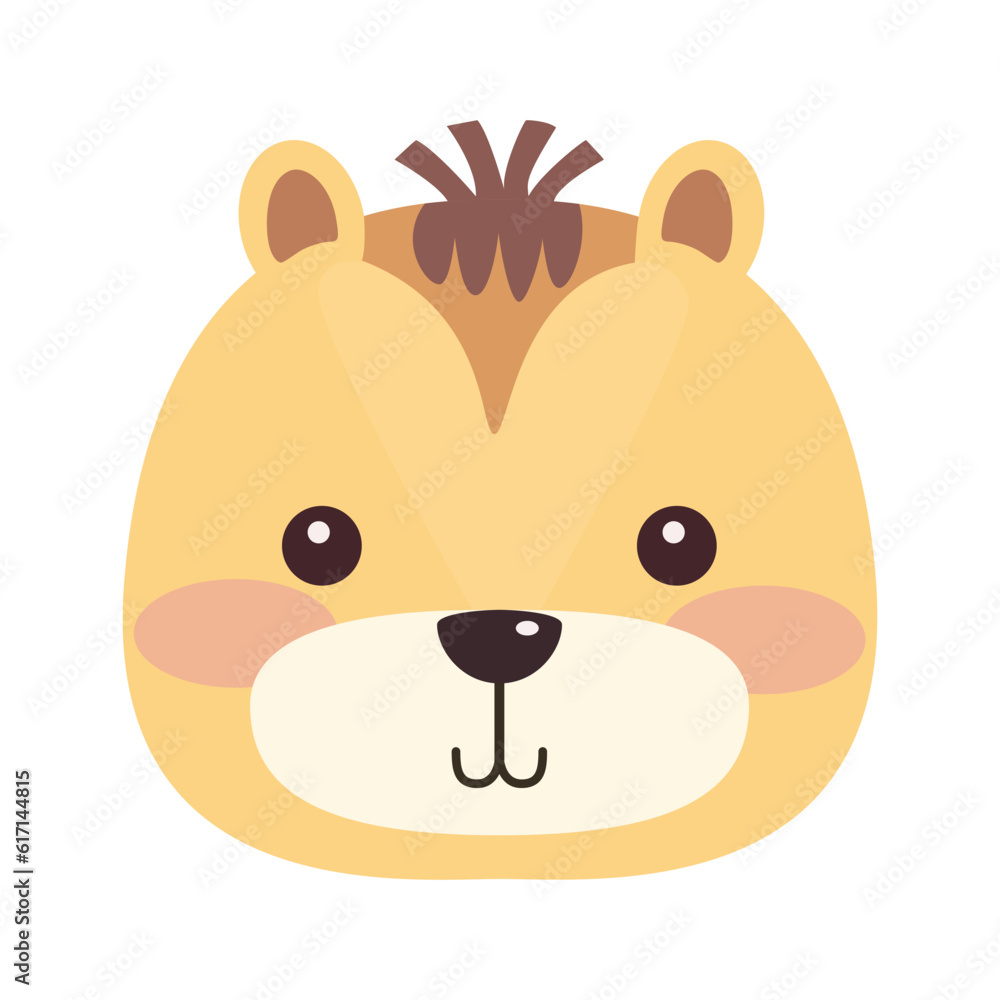 Cute Catroon Animal Vector Illustration