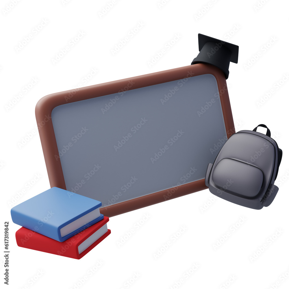 School item, back to school concept