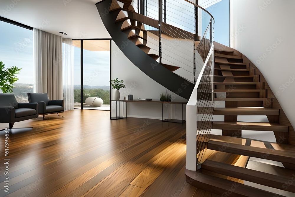 staircase in a house