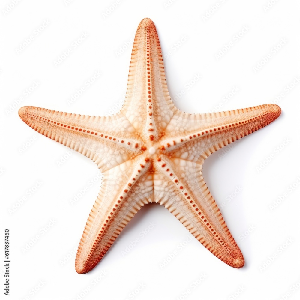 Small starfish isolated. Illustration AI Generative