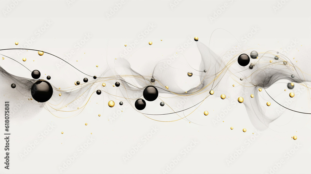 Abstract paint drops mixed on white background with swirls and stains. Non-mixing fluids pattern. Ge