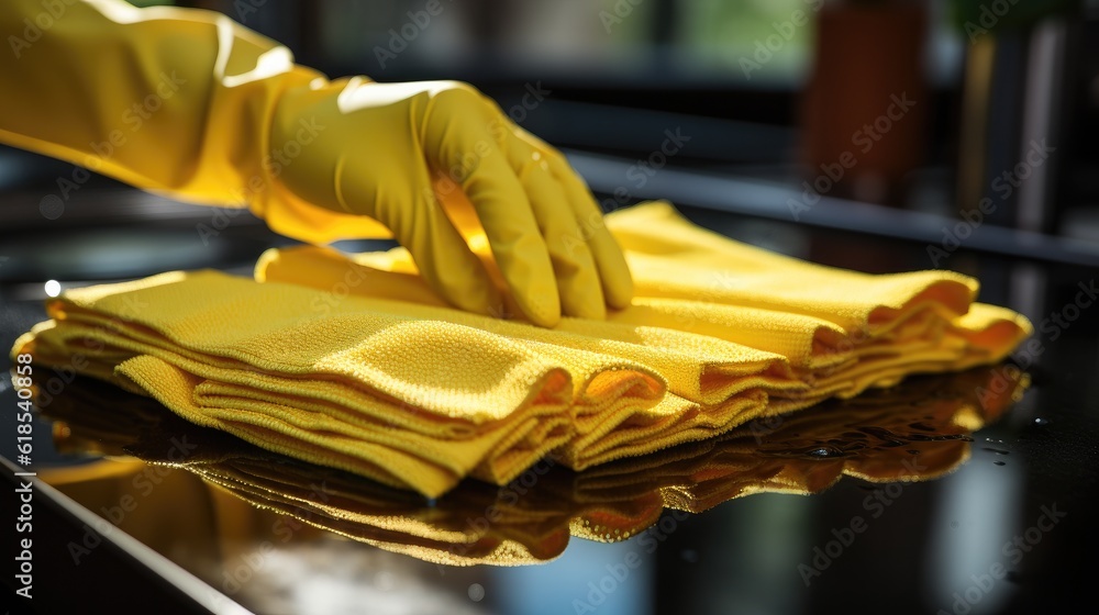 Household duties, Cleaning the kitchen sink, Cleaner using detergent and accessories for cleaning ki