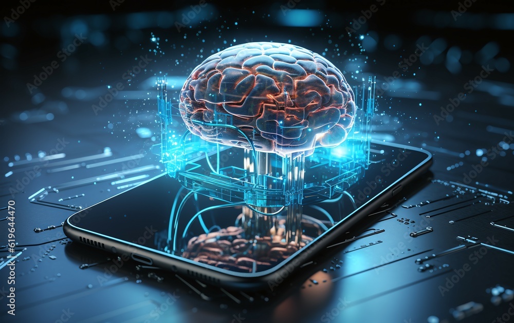 phone with AI computing brain