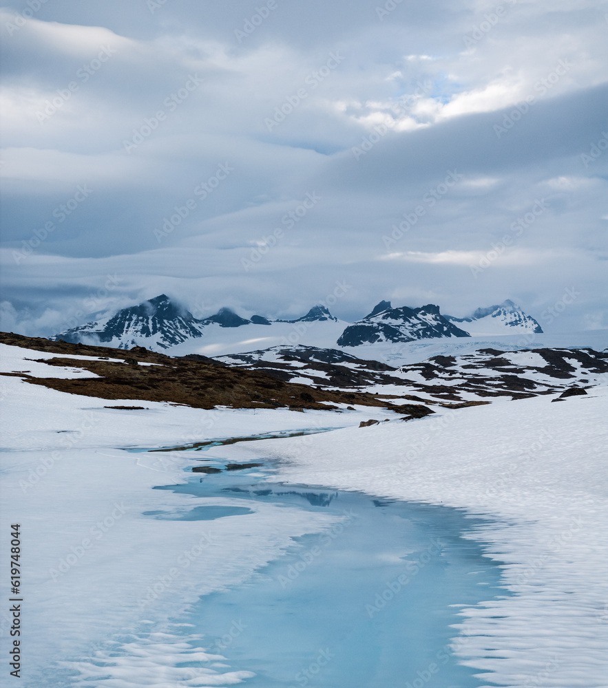 Stunning landscape of Jotunheimen region in Norway