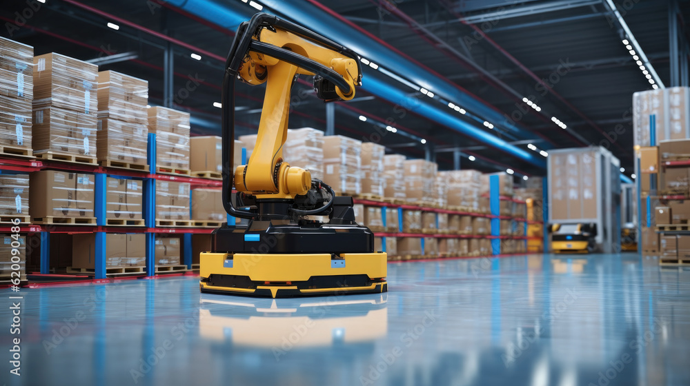 Automatic machine working to transferring product and parcel in smart distribution warehouse, Autono