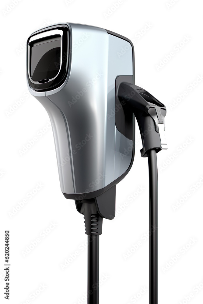 Fast electric car charger green energy environment friendly driving vehicle station. Modern transpor