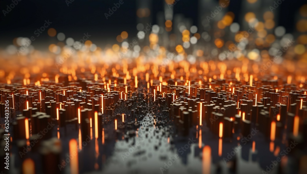 light, lights, abstract, bokeh, bright, technology, fiber, digital, macro, optic, concept, design, p