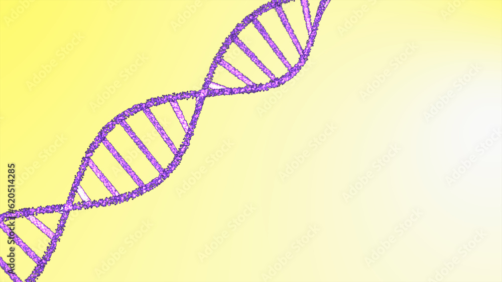 helix human DNA structure on the black background. DNA (deoxyribonucleic acid) molecule. DNA Molecul