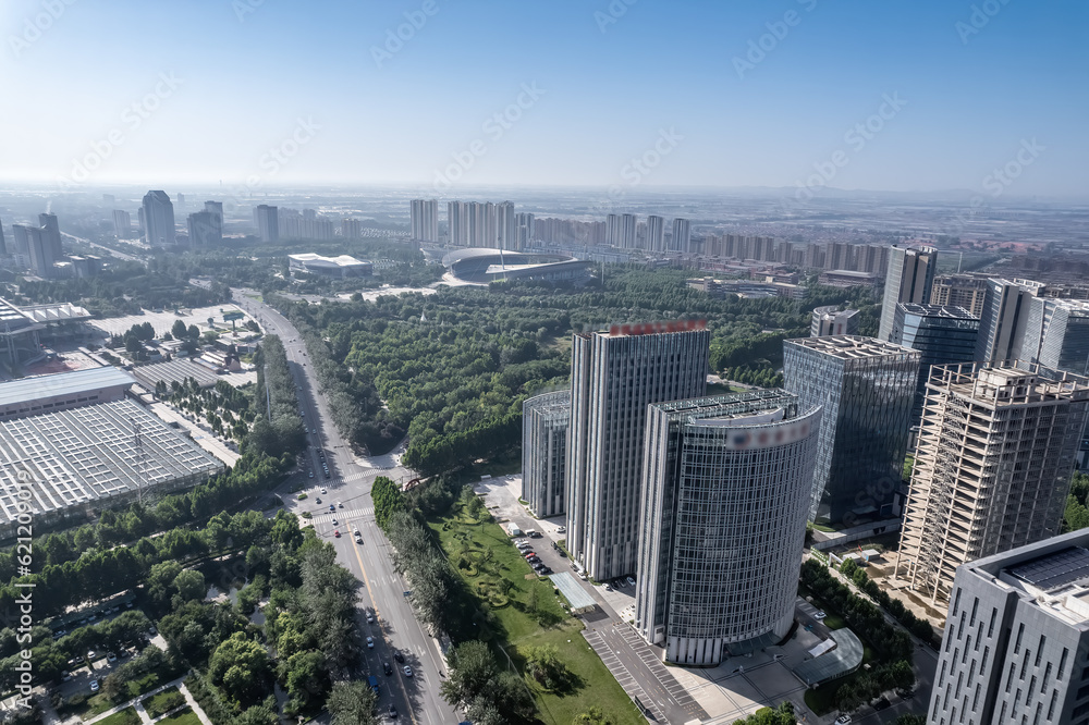 Weifang Shouguang City panoramic shot