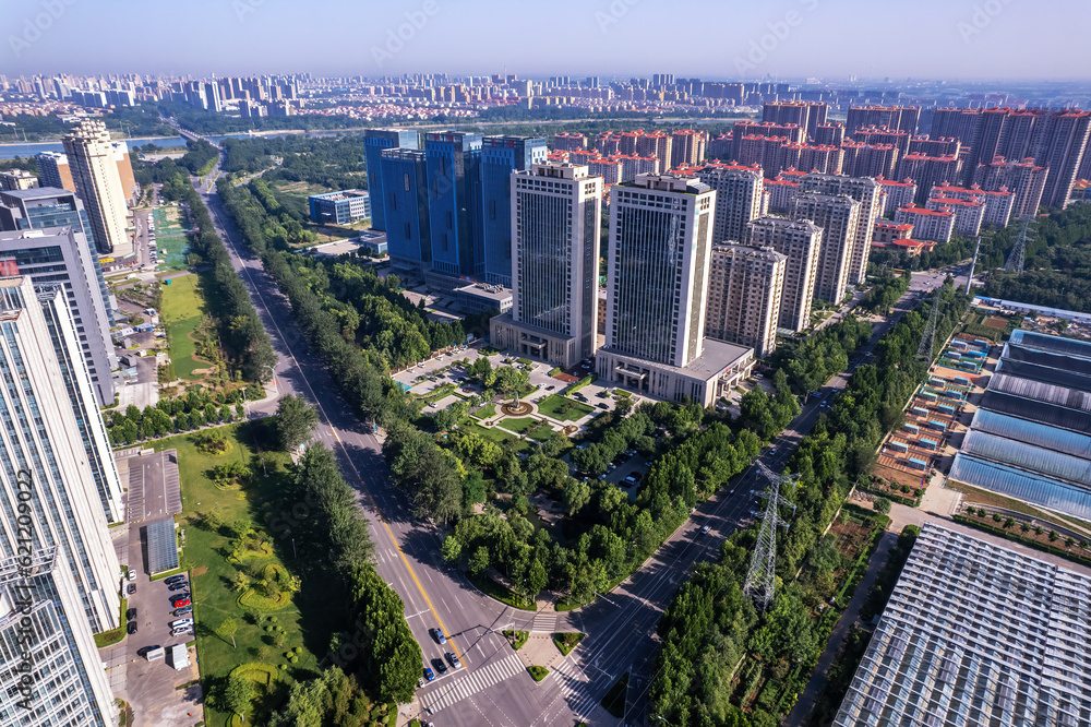 Weifang Shouguang City panoramic shot