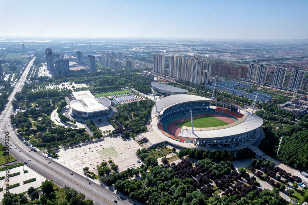 Weifang Shouguang City panoramic shot