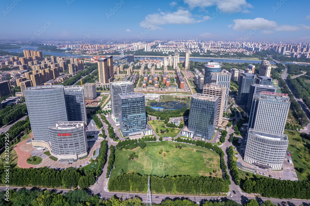 Weifang Shouguang City panoramic shot