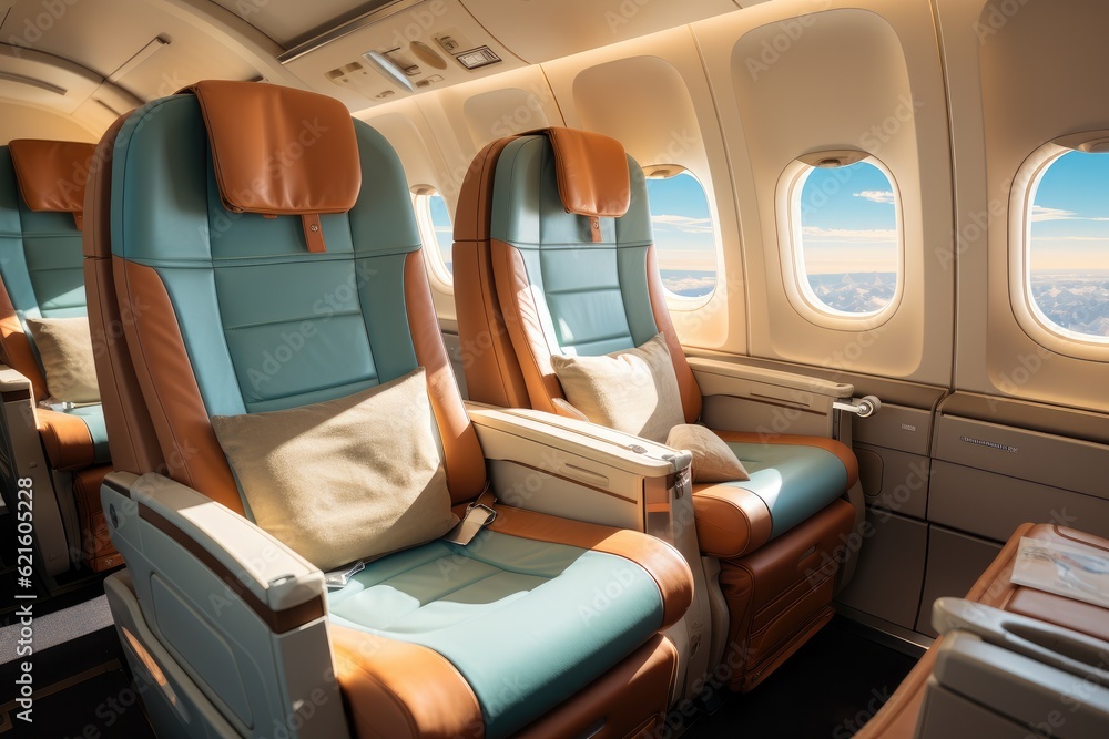 First class business luxury seats for vacations, Beautiful VIP Leather Business Class Chair.