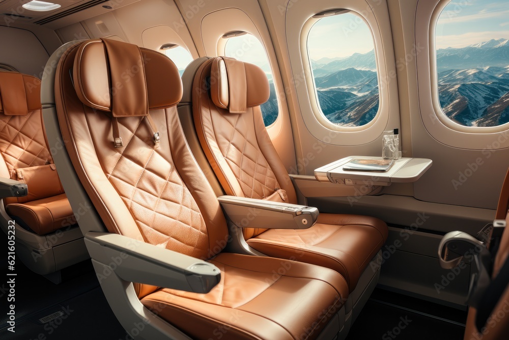 First class business luxury seats for vacations, Beautiful VIP Leather Business Class Chair.