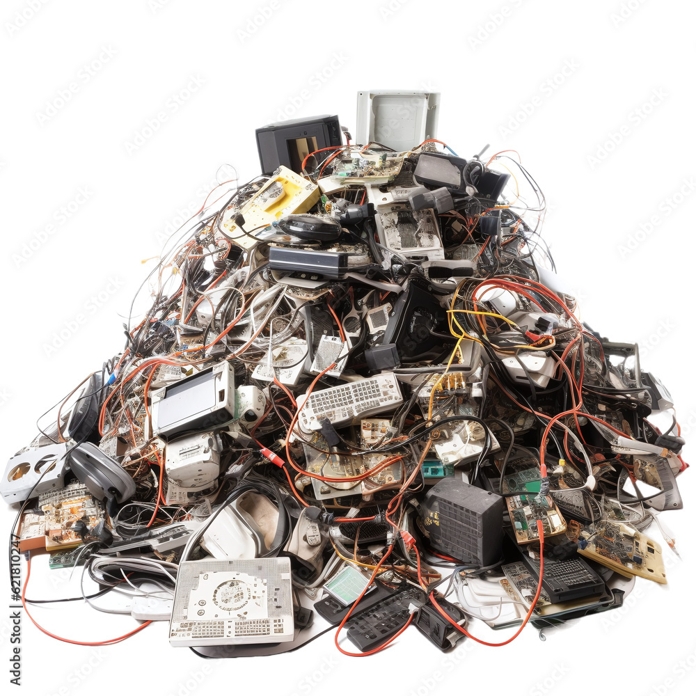 electrical trash and waste