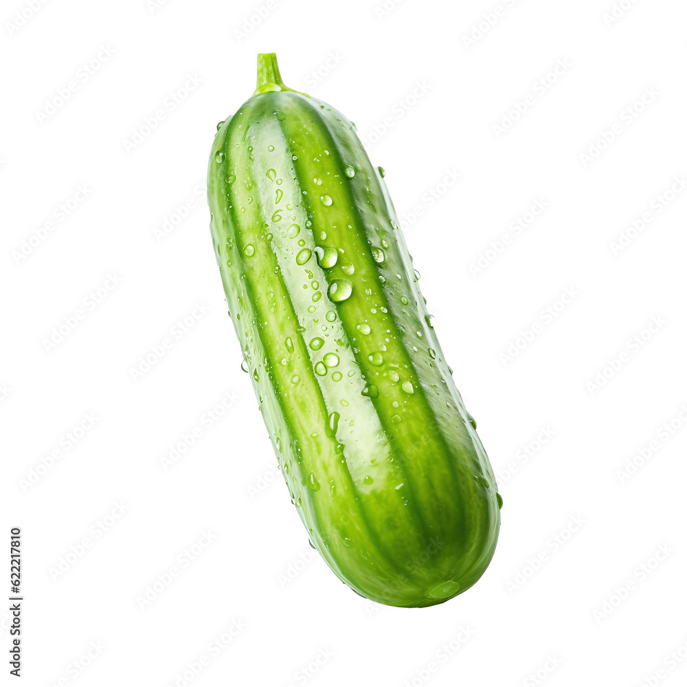 cucumber isolated on white