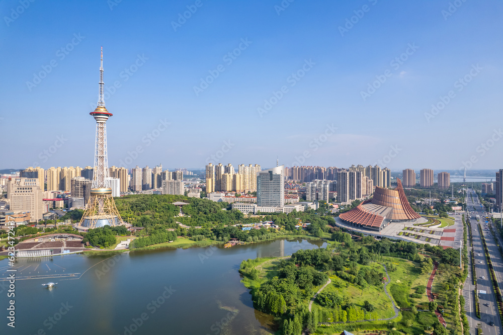 Cityscape of Zhuzhou, China