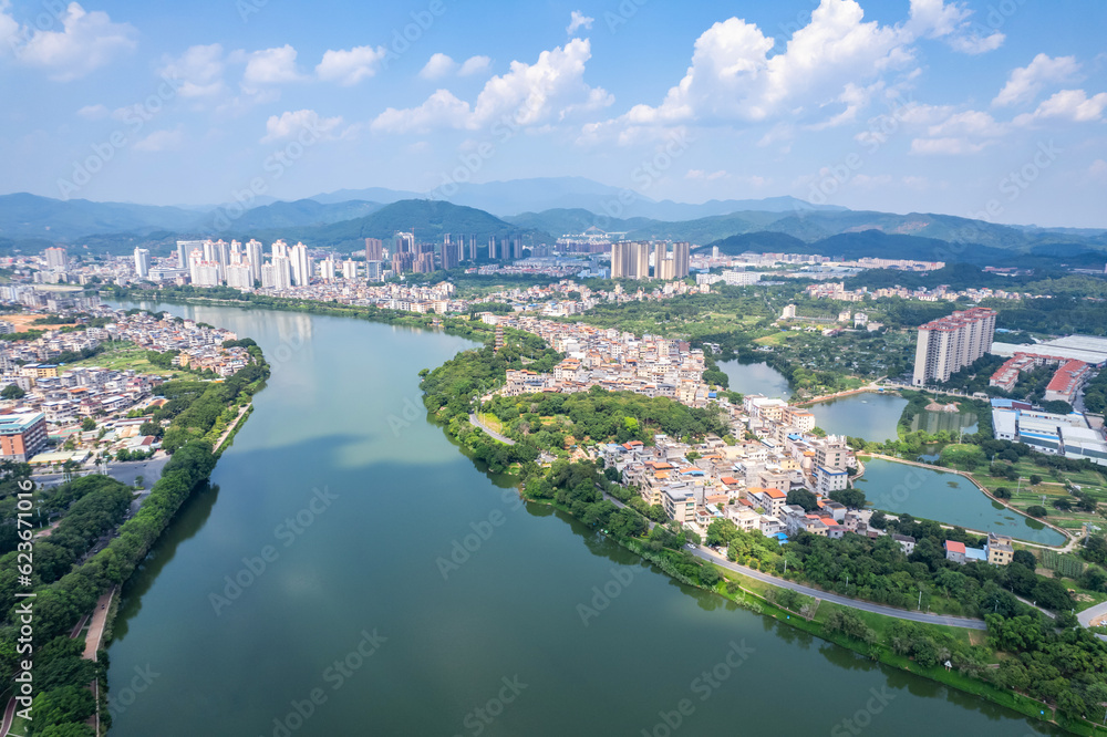 Scenery of Zengjiang Gallery, Zengcheng District, Guangzhou, China