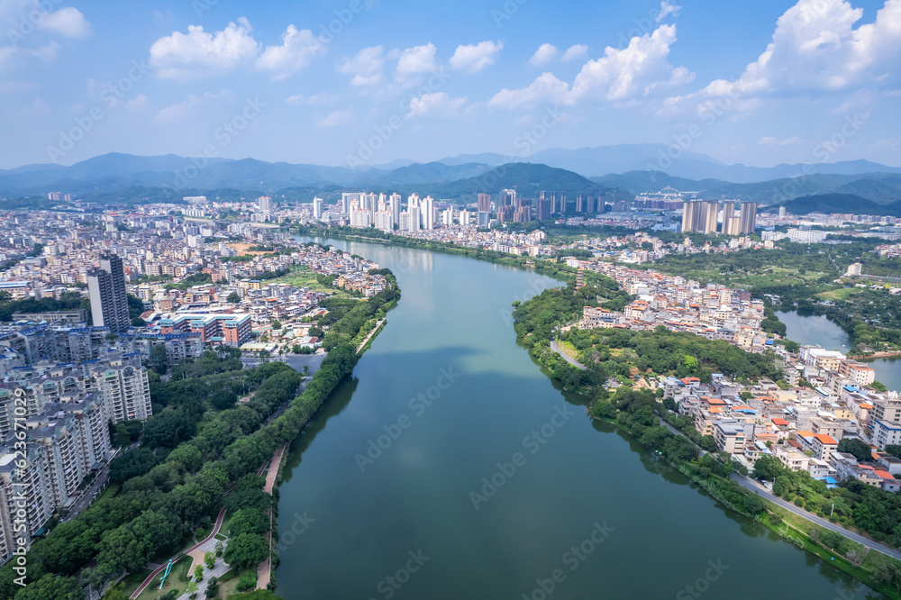 Scenery of Zengjiang Gallery, Zengcheng District, Guangzhou, China