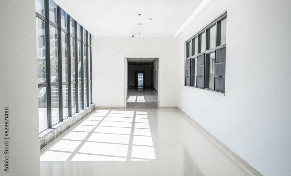 hospital building interior space background